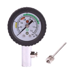 Ioensy - Medidor De Presión De Pelota, Minimedición Ligera Para Fútbol, Rugby, Voleibol Con Tapa