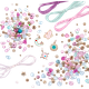 thumbnail image 3 of Make it Real Pulseras Piedras Celestes 270 Piezas, 3 of 3