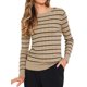 thumbnail image 2 of INSPIRE CHIC Suéter Casual para Mujer con Cuello Redondo a Rayas Hueco Trabajo Otoño Invierno Suéteres de Moda XL Marrón, 2 of 6