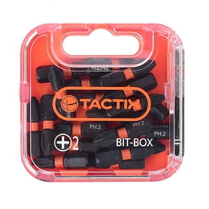 Set De Puntas De Impacto 20 Piezas Tactix Ph2 X 25 Mm
