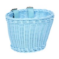 Magideal - Cesta De Almacenamiento Para Manillar De Bicicleta Para Hombre, Cesta Ajustable Para Bicicleta, Contenedor Para Objetos Personales, Accesorio Versátil Azul