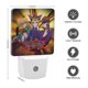 thumbnail image 2 of Yu-Gi-Oh! Luz nocturna LED con sensor de anochecer a amanecer para dormitorio, baño, pasillo, escaleras - Lámpara LED nocturna de enchufe, 0.5W - 1 pieza, 2 of 6