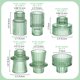 thumbnail image 2 of Portavelas de vidrio verde con ribete - Pack de 12 Turvono, 2 of 7