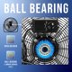 thumbnail image 5 of Ventilador de piso Tornado, 20 pulgadas, metal industrial, 3 velocidades, negro, 5 of 7