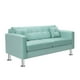thumbnail image 2 of Sofa New Retro 3c Felpa 12 Verde Agua, 2 of 6
