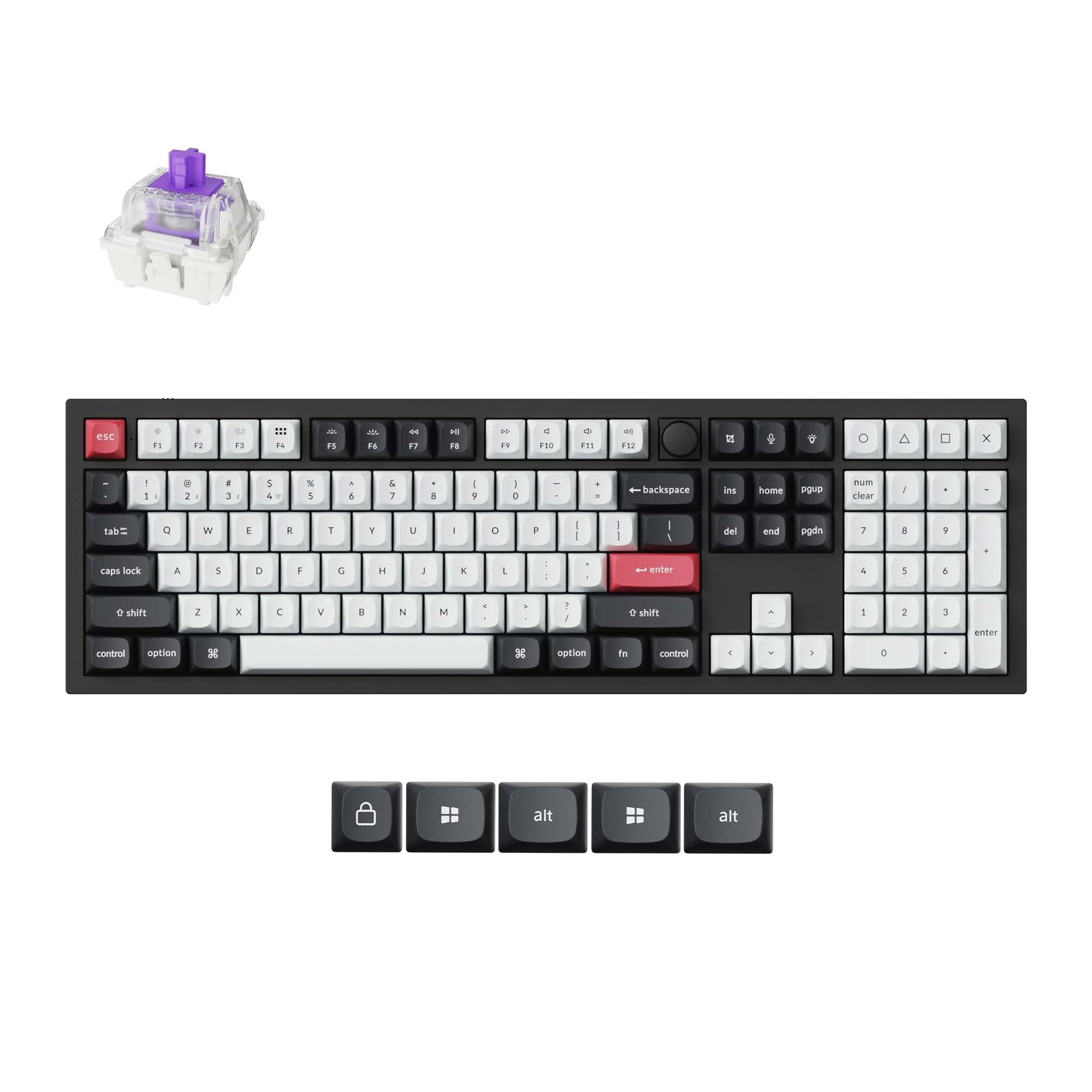 Teclado Keychron Q6 He Inalámbrico Con Cuerpo 100% De Aluminio