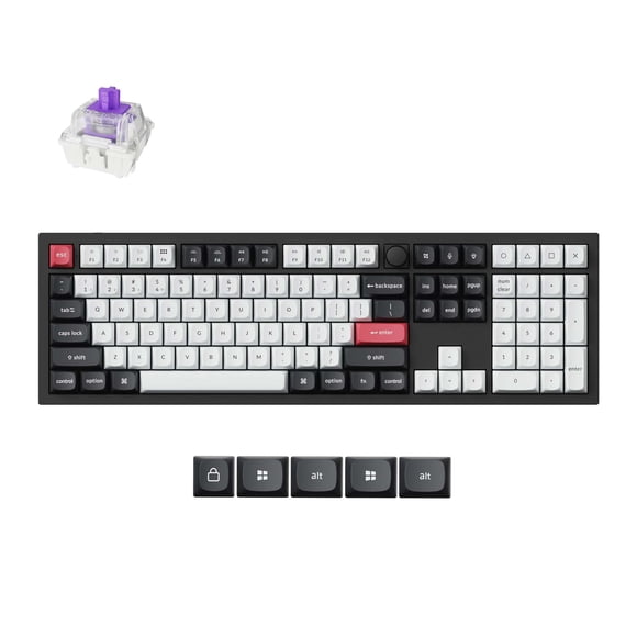 Teclado Keychron Q6 HE inalámbrico con cuerpo 100% de aluminio
