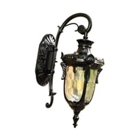 Magideal - Lámpara De Pared Para Exteriores, Farol De Pared Exterior De 16,93 Pulgadas De Alto, Aplique De Pared De Estilo Europeo Clásico, Luz De Porche Para , Negro