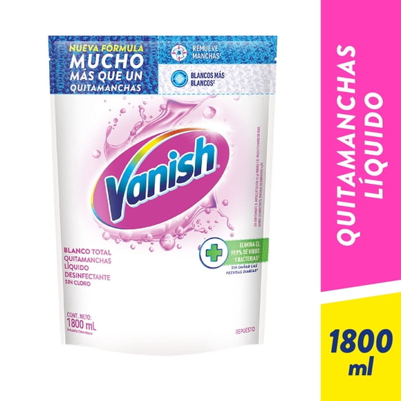 Quitamanchas Líquido Ropa Blanca Doypack, 1.8 L