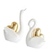 thumbnail image 3 of 2 Figuras De Cisne Para Decorar La Mesa De La Sala De Estar, Estantería Y Entrada, Color Blanco., 3 of 5