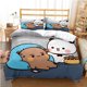 thumbnail image 1 of Cute Bubu Dudu Cartoon Bear Panda Duvet Cover kawaii Bedding sets Soft Quilt Cover and Pillowcases Single_Double_Queen_King Kid, 1 of 5