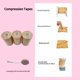 thumbnail image 3 of Cinta de Compresión LIWEN NatureSlim 10 cm × 5 m (3 rollos), 3 of 7