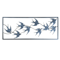 Muebles Santa Ana - Cuadro Metal Wall Decor Birds