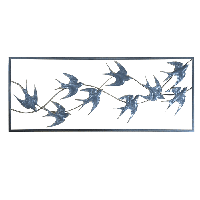 Muebles Santa Ana - Cuadro Metal Wall Decor Birds