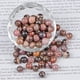 thumbnail image 3 of AD Beads: cuentas redondas naturales de rodonita, 8 mm, 110 piezas, 3 of 3