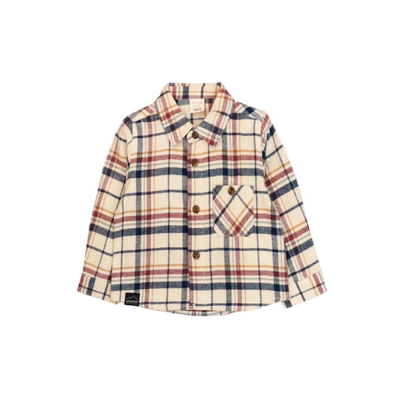 Camisa bb niño escocesa adventure