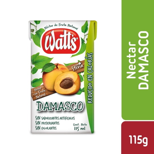 Néctar Damasco Botella 115 ml Watts