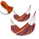 thumbnail image 1 of Pack X2 Hamaca Colgante Camping 1 Plaza 80x190cm Terraza Rojo Hamaca Colgante, 1 of 3