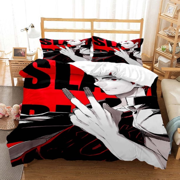 Slam Dunk Digital Print Polyester Bedding Sets Covers Boys Bed Linen Set For Teens Bedding Set Bed Comforter Set