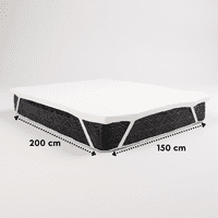 Bloccare - Sobre Colchón Topper De Espuma Visco Elástica De 2 Plazas