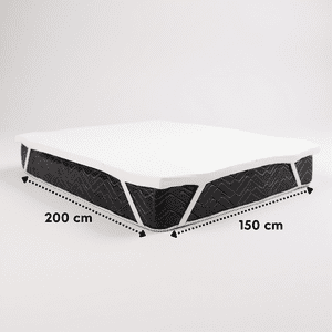 Bloccare - Sobre Colchón Topper De Espuma Visco Elástica De 2 Plazas