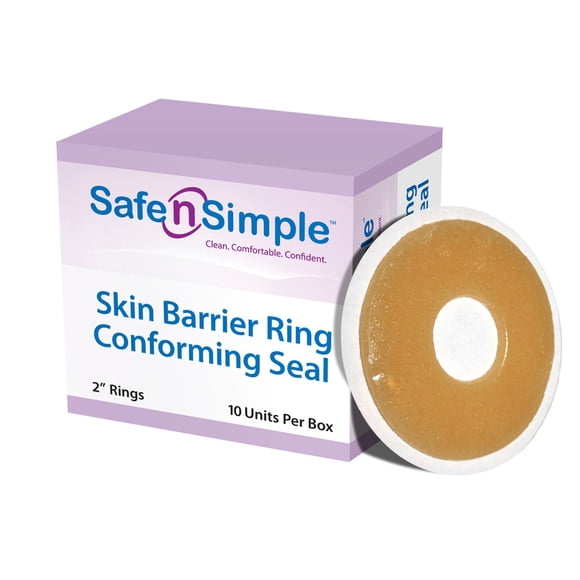 Sellos adhesivos Safe n' Simple, conformes, 5 cm, paquete de 10