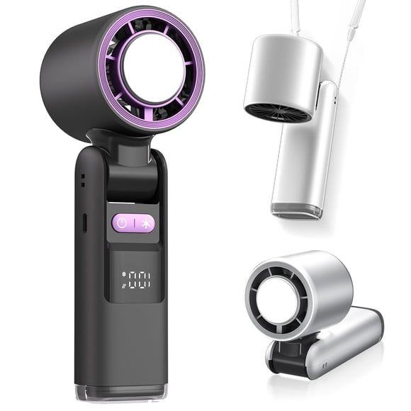 Ventilador de mano plegable SAYTAY 100 velocidades, recargable por USB