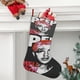 thumbnail image 2 of Lil Peep Tema: Calcetines de Navidad, fino lino blanco para colgar en escaleras y chimenea, decoración navideña para el hogar, regalo de Navidad. 45cm × 32cm, 2 of 5