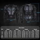 thumbnail image 5 of Chaqueta de protección completa OHMOTOR para hombre, negro, 3XL, 5 of 7