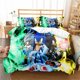thumbnail image 1 of Duvet Cover Set Reversible Sonic Bedding Quilt Covers Pillowcases Linen Look Cotton Rich Premium Bedding, 1 of 3