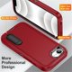 thumbnail image 3 of for iPhone 17e Funda con Soporte Integrado, a Prueba de Golpes/polvo/caídas, Cubierta Protectora Resistente de Grado Militar de Alta Resistencia for iPhone 17e, Rojo, for iPhone 17e, 3 of 8