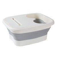 Ioensy - Tina De Pie Plegable Grande Para Remojo De Pies De Pedicura Pies De Remojo Pie Seco Agrietado Blanco