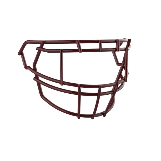 Schutt F7 Máscara Facial para Cascos de Fútbol Americano Schutt F7, F7 EGOP II-DW-NB-VC, Granate, Acero al Carbono