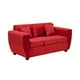thumbnail image 2 of Sofa 3 Cuerpos Kansas Felpa-Burdeo, 2 of 5