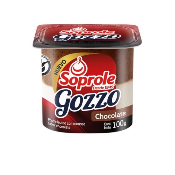 Soprole Postre Gozzo Vainilla - Chocolate, 100 g