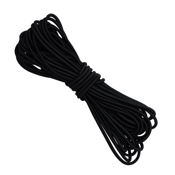 Cuerda elástica humyeam 3 mm 10 m negra