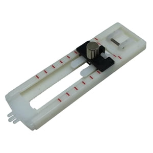 Magideal - Accesorio De Agujero De Botón, Prensatelas De Ojal, Guía De Máquina De Coser Ajustable, Herramienta Automática Útil Para Hacer Agujeros De Botón De