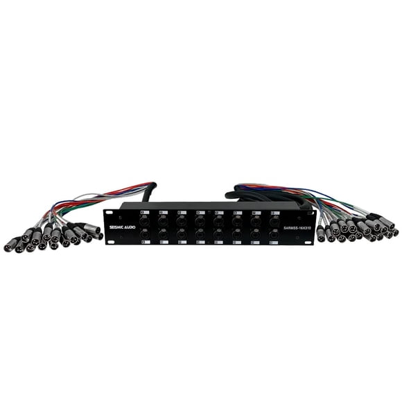 Snake Splitter Seismic Audio SARMSS16x310 16 Canales XLR TRS