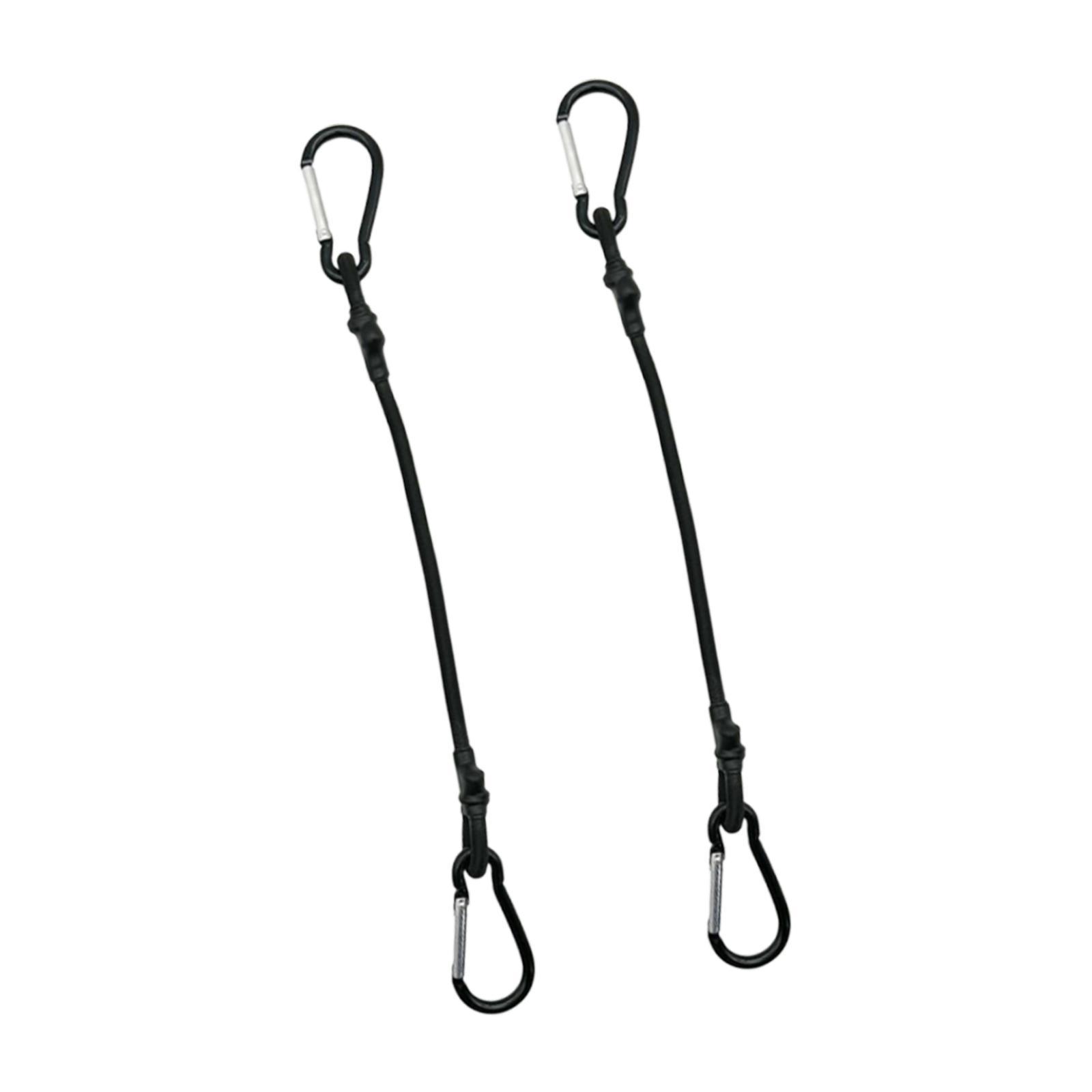 Ioensy - 2 Cuerdas Elásticas Resistentes Para Exteriores, Para Autocaravanas, 60 Cm