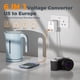 thumbnail image 4 of Convertidor de voltaje TESSAN de 220 V a 110 V con 4 puertos USB y 2 AC, 4 of 9