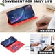 thumbnail image 3 of Funda Cartera con Bloqueo RFID para Samsung Galaxy A26 5G con Ranuras y Soporte Rojo, 3 of 5