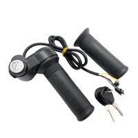 Magideal - Puño De Acelerador Para Bicicleta Eléctrica Con Interruptor De Bloqueo. Fácil De Instalar. Ergonómico Y Resistente. Compatible Con Manillares De 22 Mm Izquierda Y Derecha