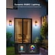 thumbnail image 4 of Lámpara de pared exterior Govee 1500LM Smart RGBIC a prueba de agua, paquete de 1 unidad, 4 of 9