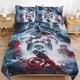 thumbnail image 1 of Captain America Bedding Sets Ultra Soft Skin-Friendly Duvet Cover 3 Piece, Cute Comforter Cover Bed Set for Boys Girls Kids, 1 of 5