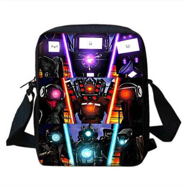 3 pcs set Skibidi Toilet Toilet School Child School Backpack With Shoulder Bag Pencil Bags School Bags for Boys Girls Best Gift