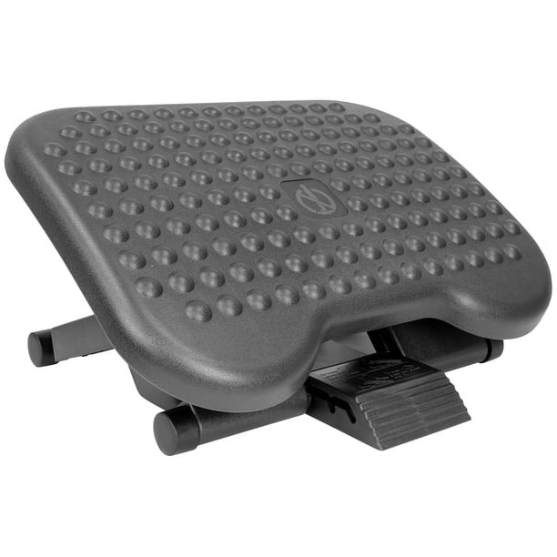 Reposapiés Mount-It! Escritorio ergonómico para colocar debajo del escritorio MI-7801, color negro
