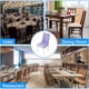 thumbnail image 5 of Juego de 4 fundas para sillas de comedor, elásticas, de color liso, extraíbles, para hotel y ceremonias., 5 of 5