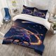 thumbnail image 1 of 3pcs Sagittarius Art Theme Digital Print Bedding Set Polyester Anti-Pilling, 1 of 1