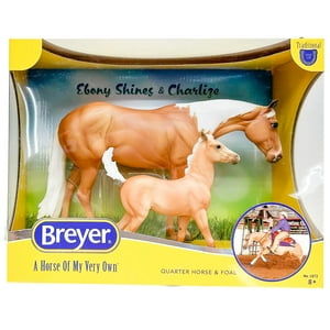Toy Horse Breyer Horses Traditional Series Ebony Shines & Charlize