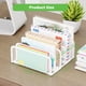thumbnail image 2 of Organizador de correspondencia GDINDINFAN 15 × 14 × 6 cm, 5 compartimentos, blanco, 2 of 6